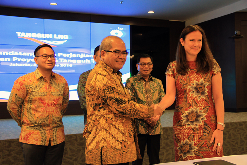 Perjanjian Pembiayaan Proyek LNG Tangguh Train 3 Ditandatangani